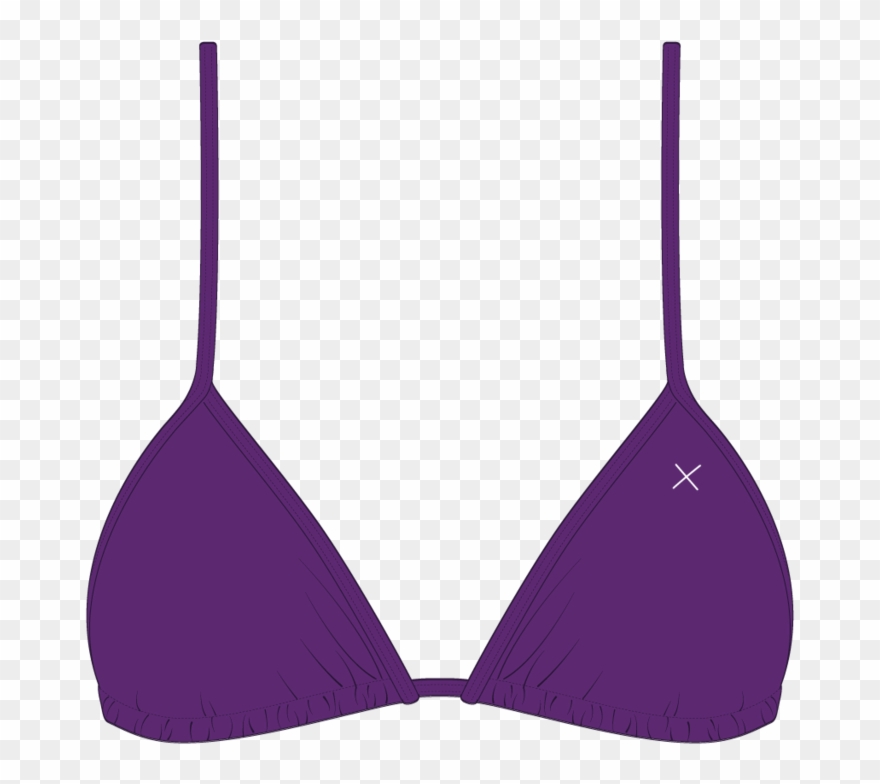 Violet Bikini Top Ii Clipart