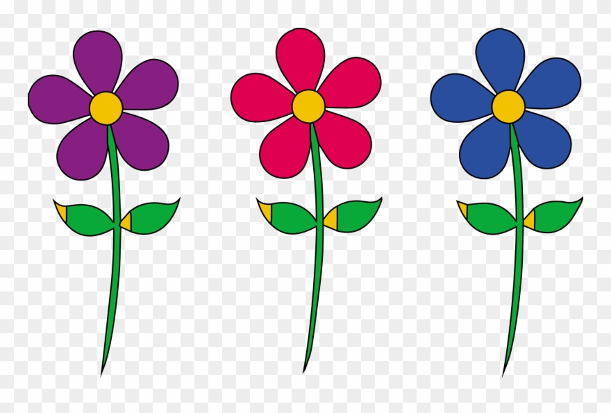 Free Flower Clip Art Borders - Png Download