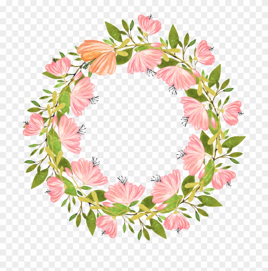 Beautiful Decorative Wreath Png Free Buckle Clipart