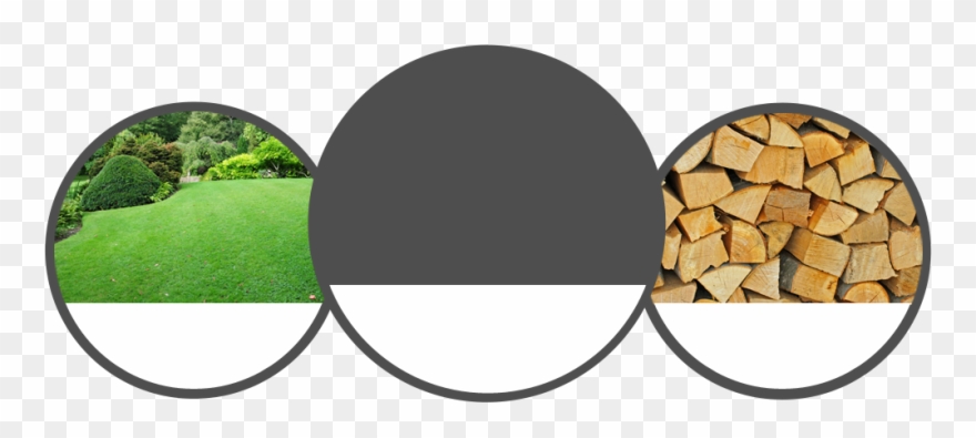 Landscaping That Was Done Recently And Firewood Ready Clipart