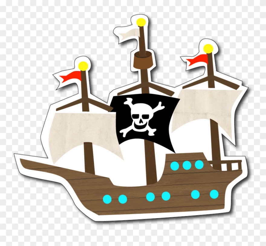 Pirate Boat - “ Clipart