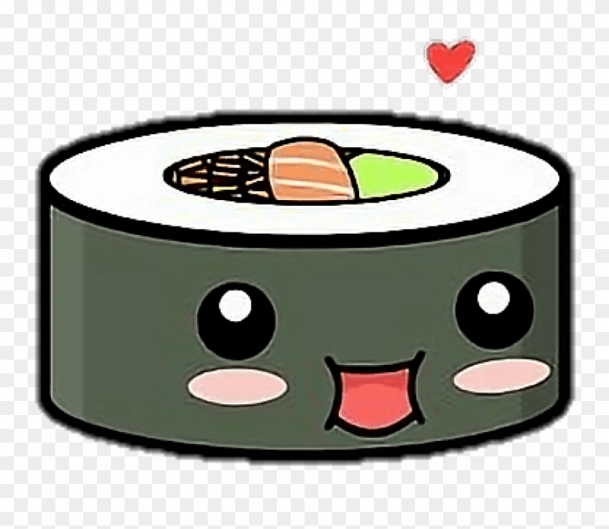 Free Png Download Cute Cartoon Sushi Roll Png Images Clipart
