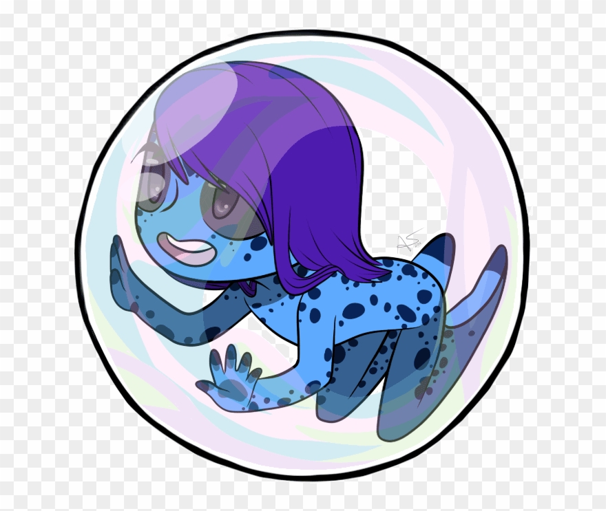 Blueberry In A Bubble Clipart