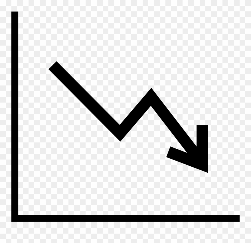 Data Analytics Descending Line Graphic Comments Clipart