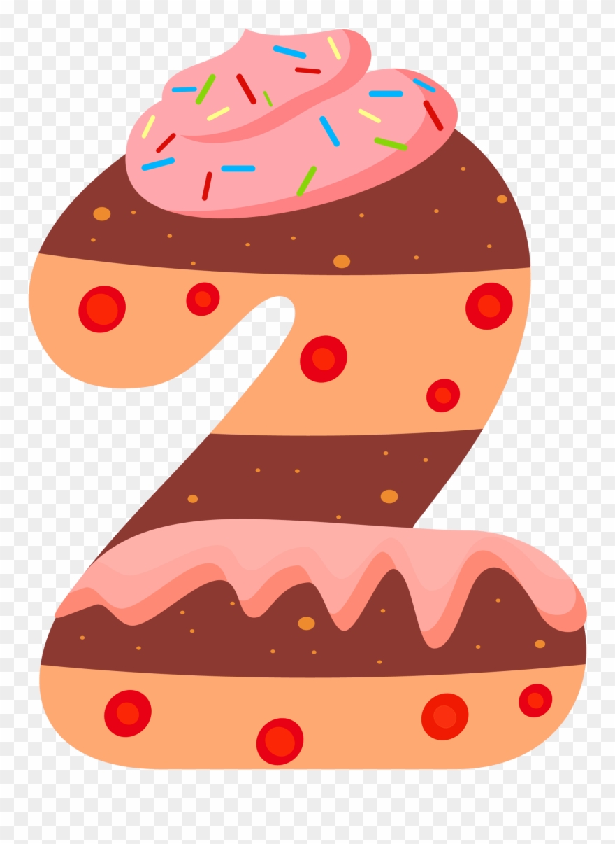 Cute Png Clip Art Number Two Transparent Png