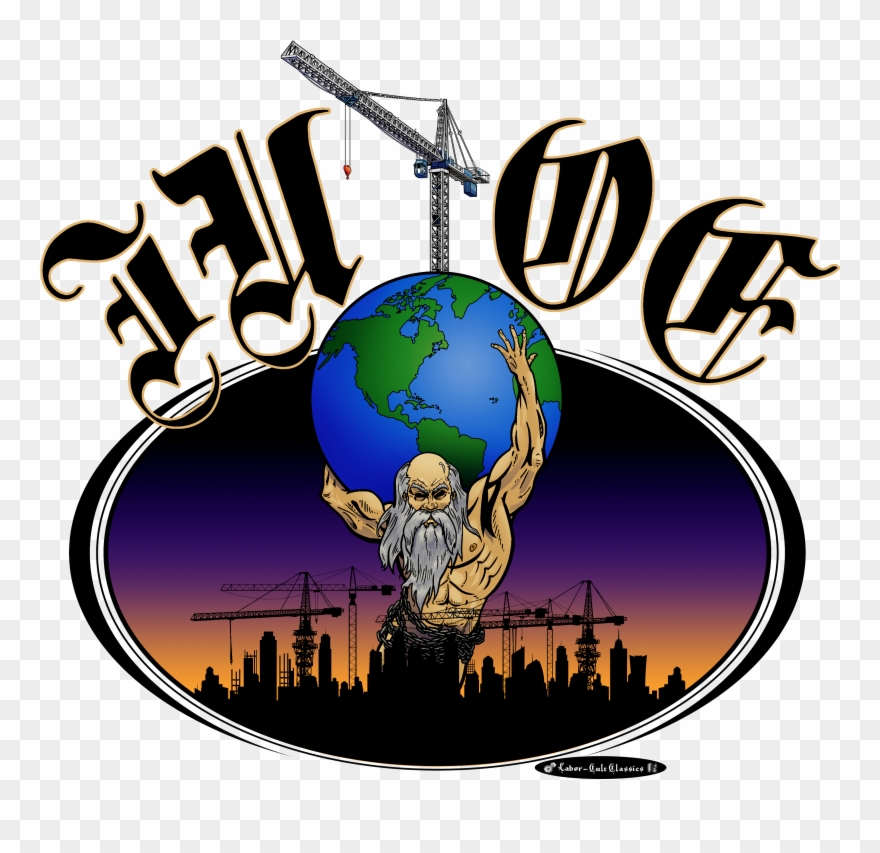 The Titan Atlas And Tower Crane Clipart