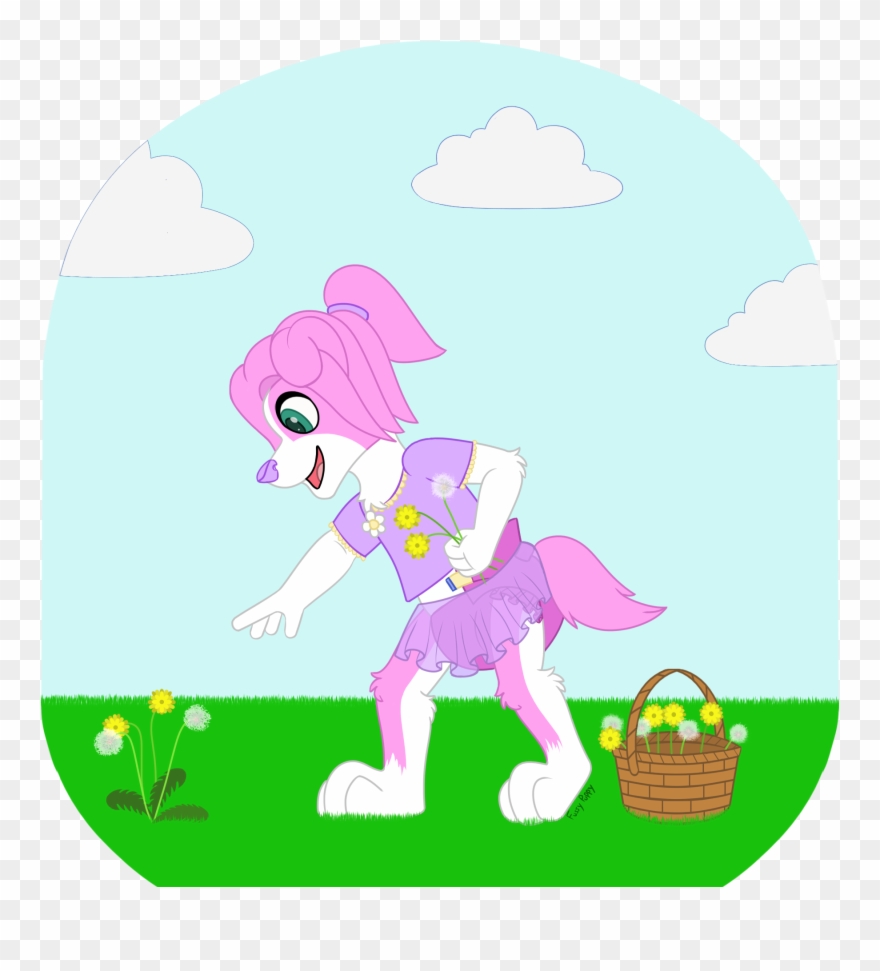 Picking Flowers Clipart