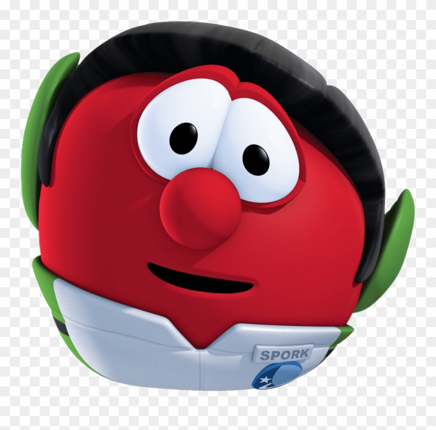 Download Veggietales Spork The Tomato Transparent Png Clipart