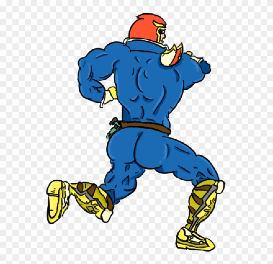 Falcon With A Big Booty Clipart