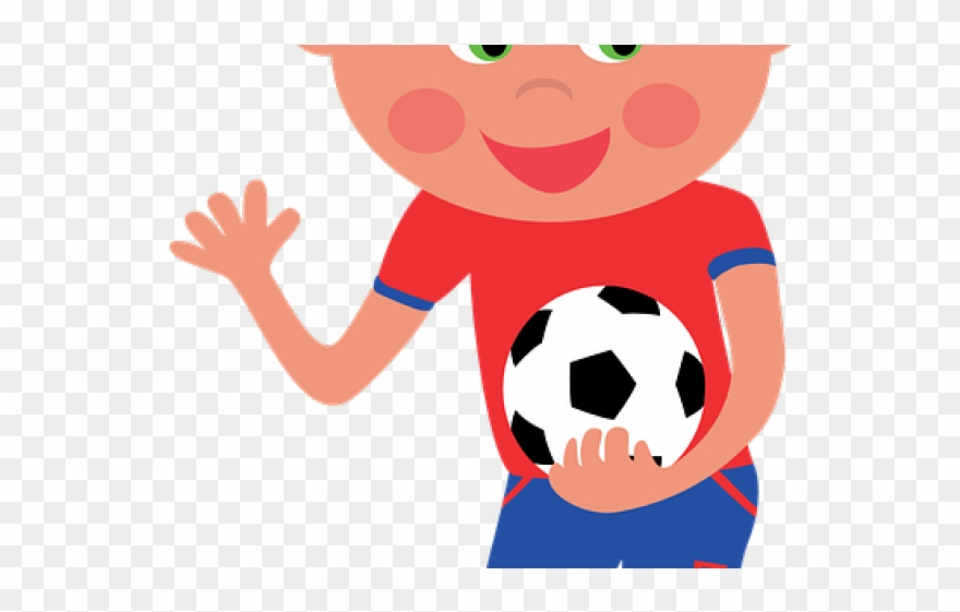 Child Clipart Football - Png Download