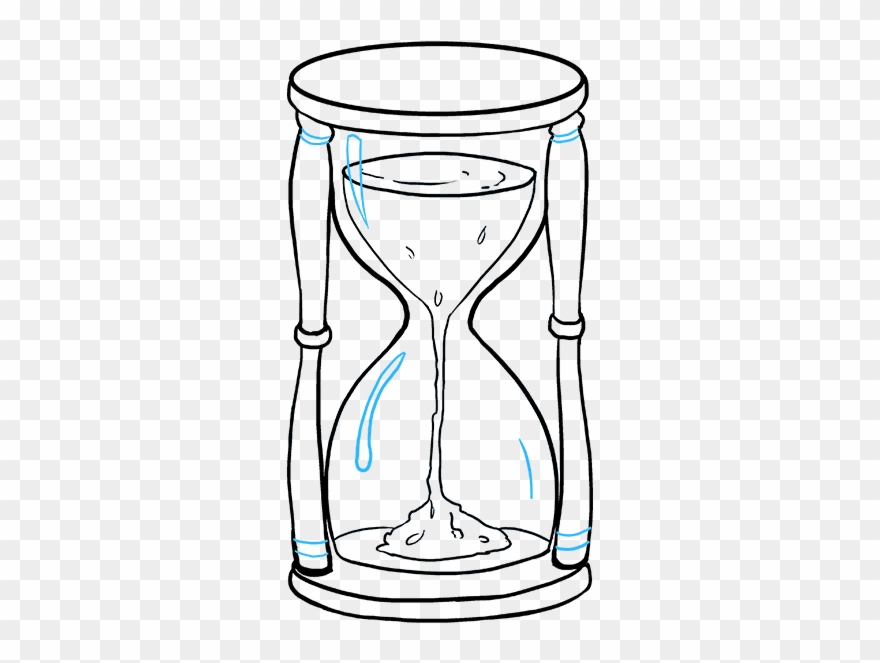 How To Draw Hourglass Clipart