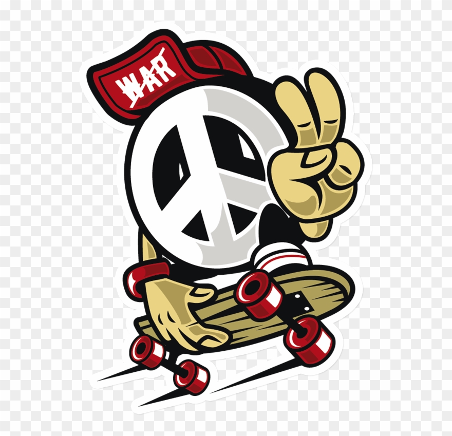 Sticker That Kick Ass Peace Clipart