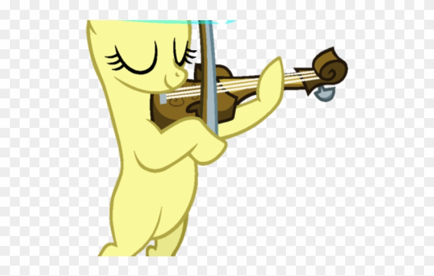 Violin Clipart Yellow - Png Download
