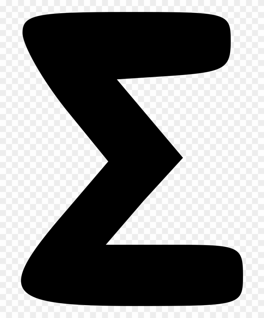 Greek Sigma Uppercase Comments Clipart