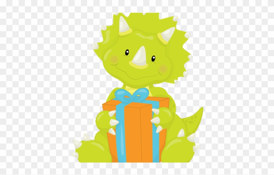 Birthday Clipart Dinosaur - Png Download