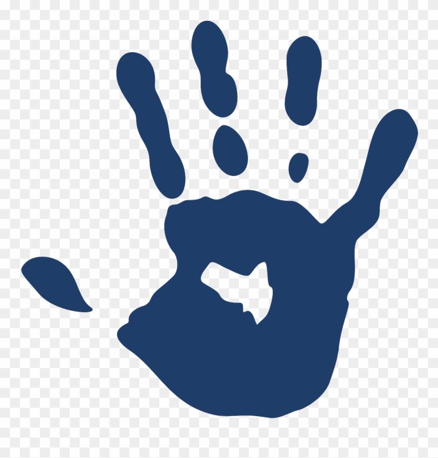 Print Of Hand Clipart