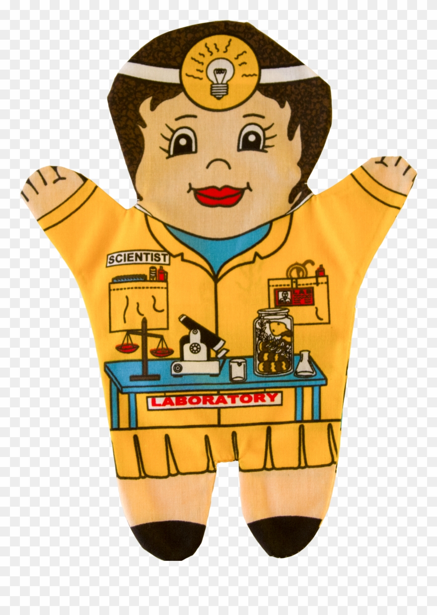 Scientist Puppet Front Clipart