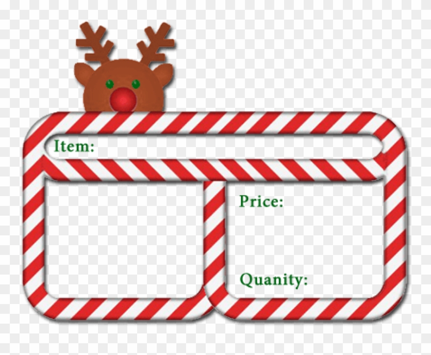 Free Png Best Stock Photos Reindeer Candy Cane Frame Clipart