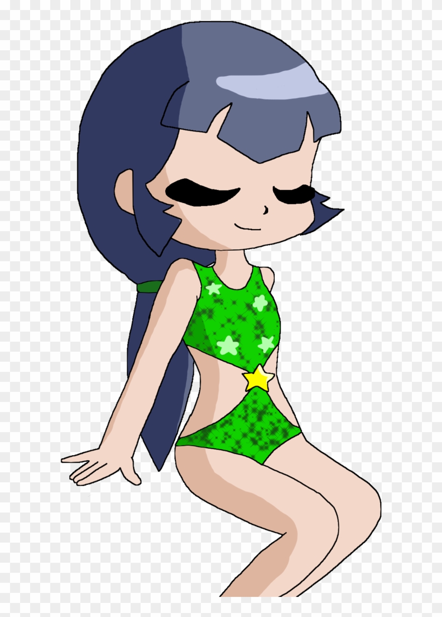 Ppgz Kaoru-buttercup Sparkle Swimsuit Png By Diamondthevocalo Clipart