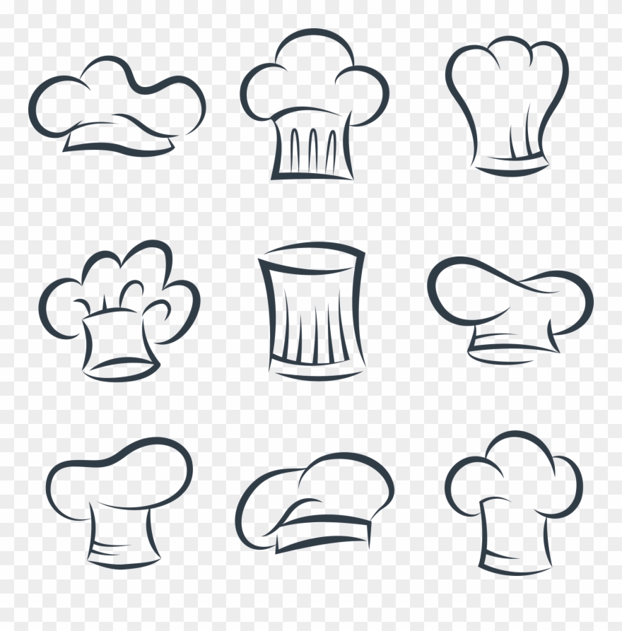 Cook Chefs Uniform Hat Euclidean Vector Clipart