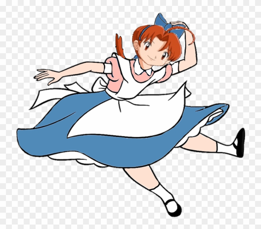 Delia Ketchum As Alice Falling By Darthraner83 Clipart