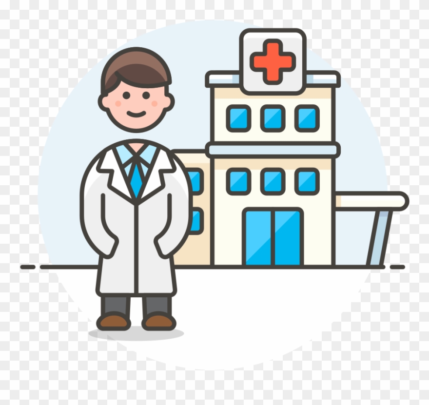 Doctor Hospital Icon Clipart