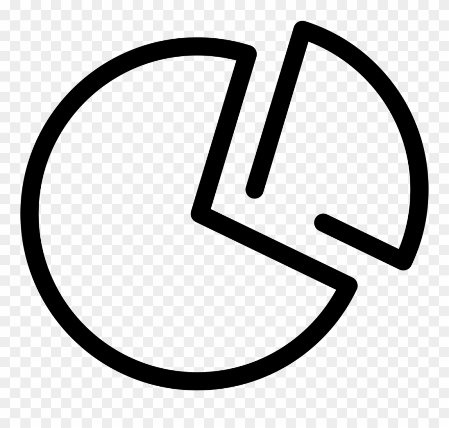 Pie Graph Split Comments Clipart