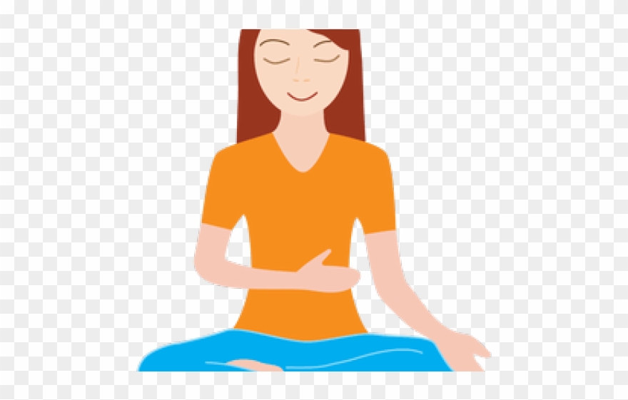 Meditation Clipart Yoga Teacher - Png Download