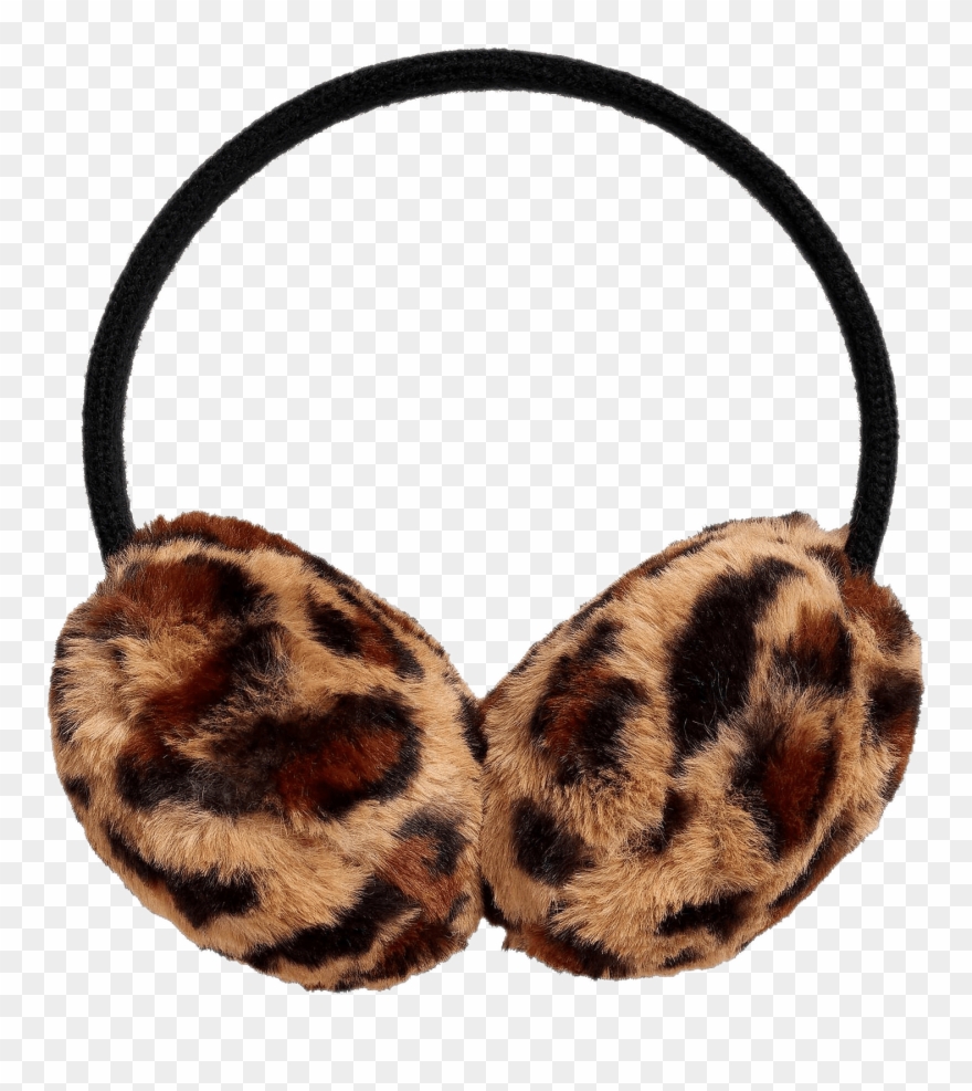 Download Leopard Print Earmuffs Transparent Png Clipart