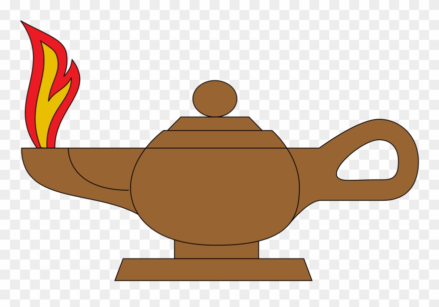 Oil Clip Art Interesting - Bible Oil Lamp Cartoon - Png Download