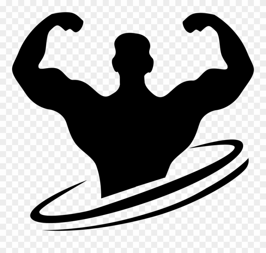 Bodybuilding Clipart Vector Illustration - Bodybuilding Icon Png Transparent Png