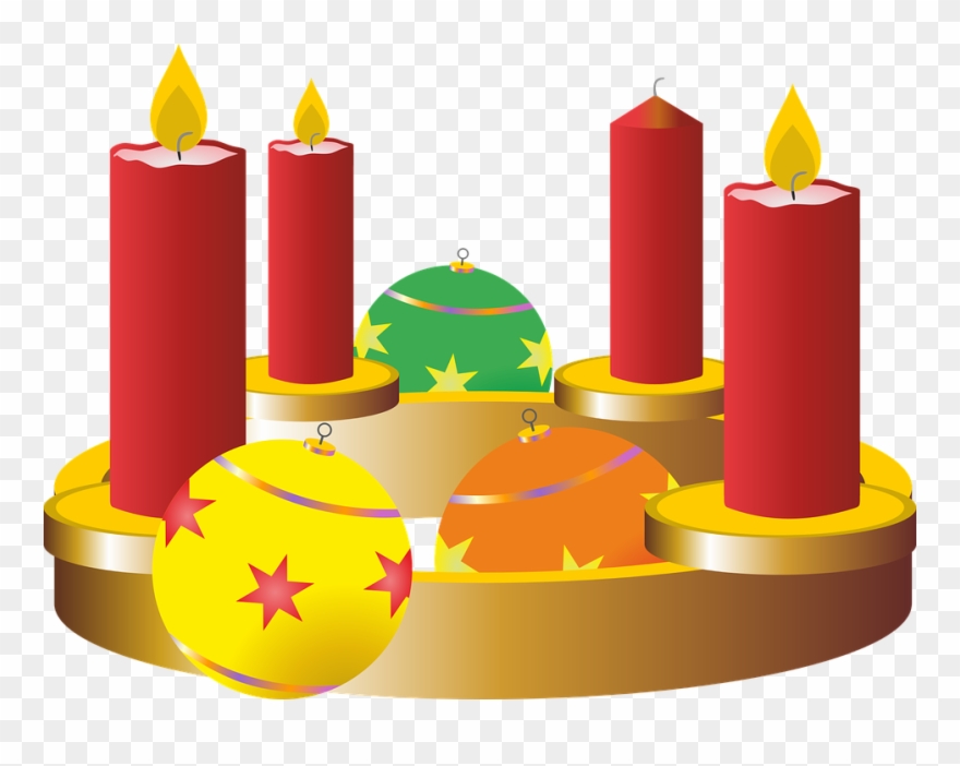 Third Advent Advent Wreath Advent Christmas Time - Advent Png Clipart