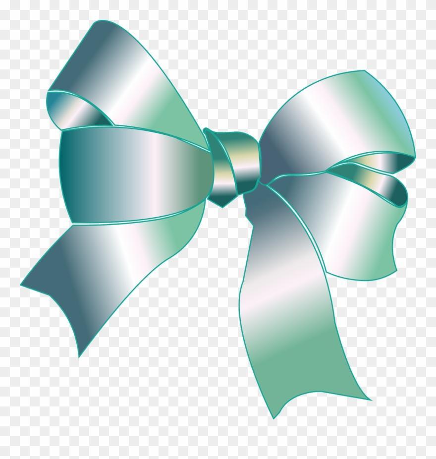 Red Silver Ribbon Transparent Clipart