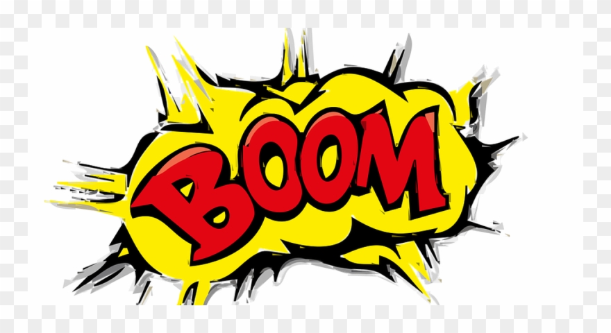Boom Png Clipart Boom Clip Art - Cotton T Shirt 99 Transparent Png
