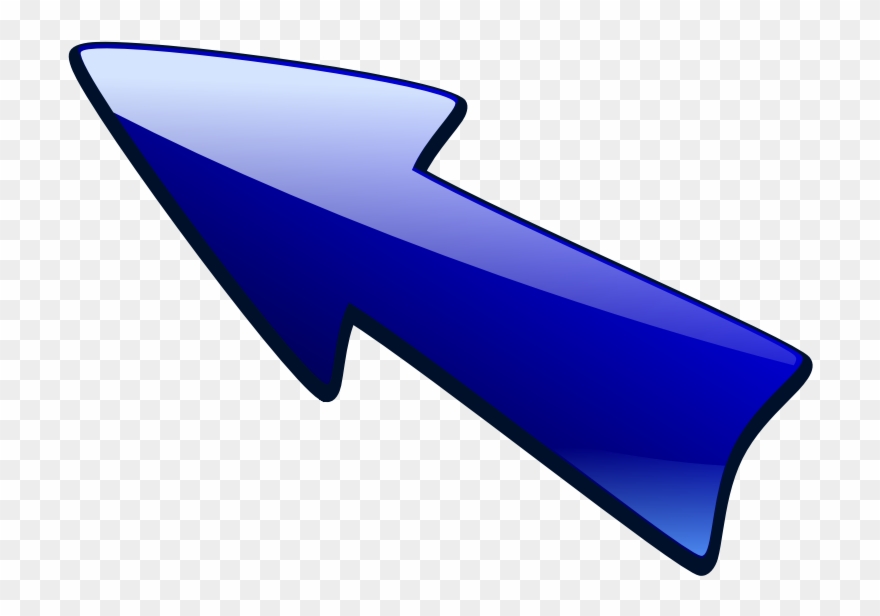 Computer Icons Arrow Download Drawing - Arrow Pointing Up Left Clipart
