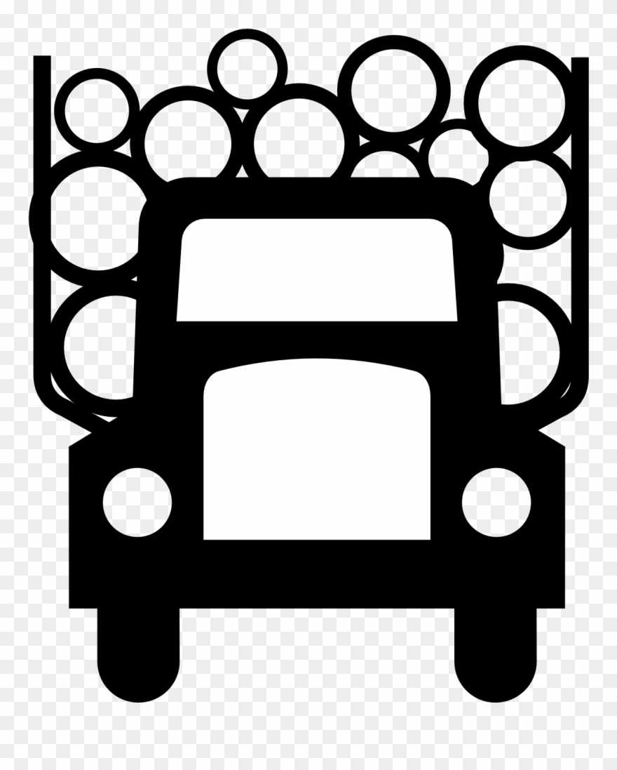 Big Image - Log Truck Clipart Png Transparent Png
