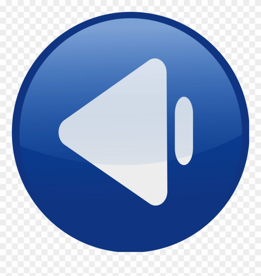 Back Arrow - Iconos De Flechas Azules Clipart