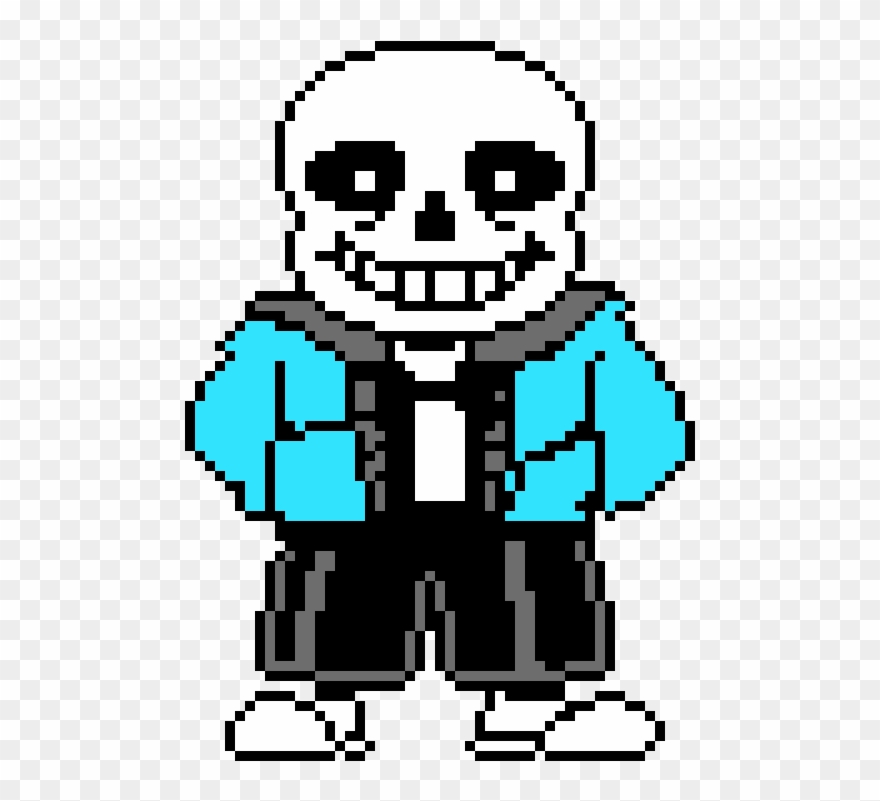 Sans The Skeleton - Undertale Sans Pixel Clipart