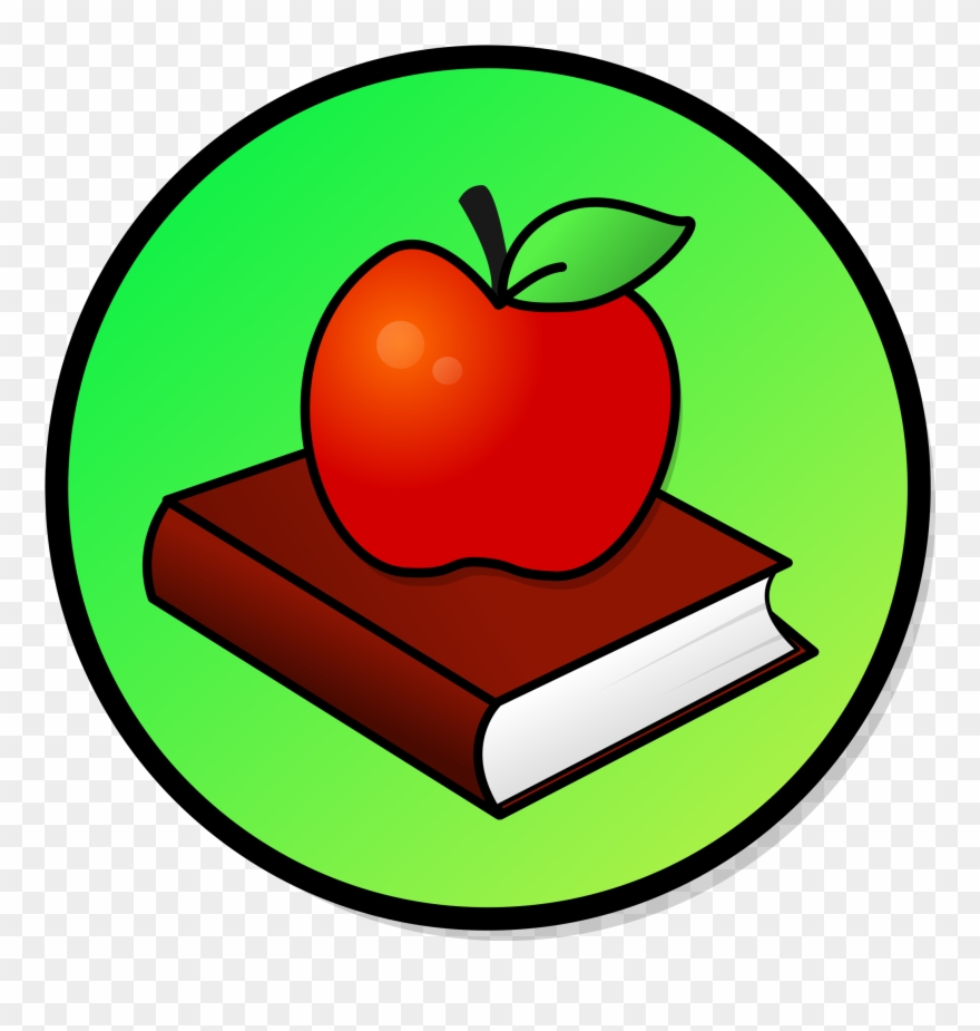 Book Clipart File - Apple Book Svg - Png Download