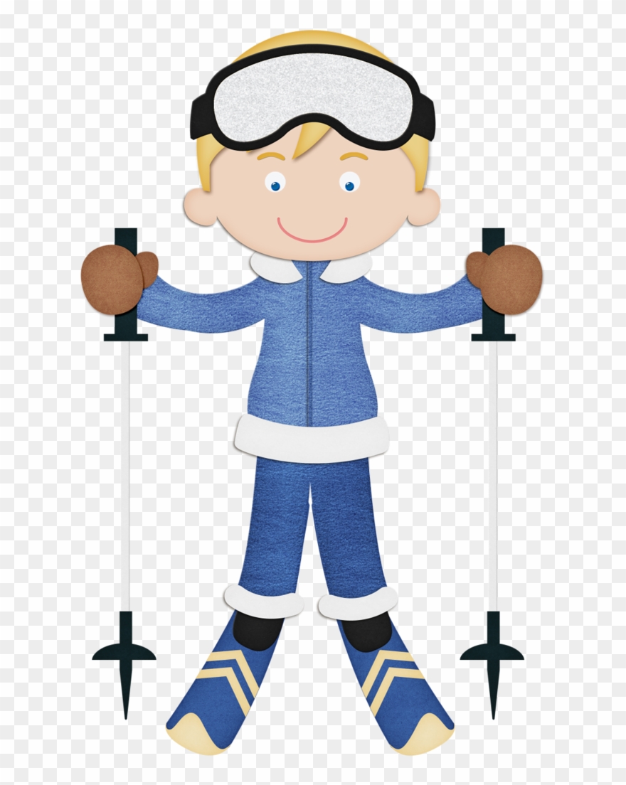 Ks Ty Boy Skiboy - Winter Wonderland People Clipart - Png Download