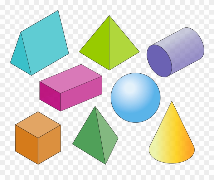 D Clip Art With Vector And - Parts Of Shapes - Png Download