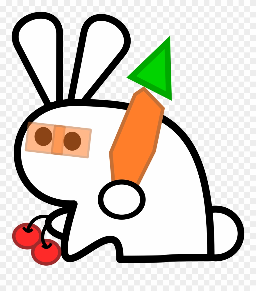 Free Cherrot - Rabbit Clip Art - Png Download