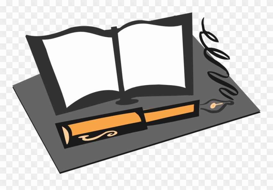 January 21 Colouringbook - Book And Pen Clipart Png Transparent Png