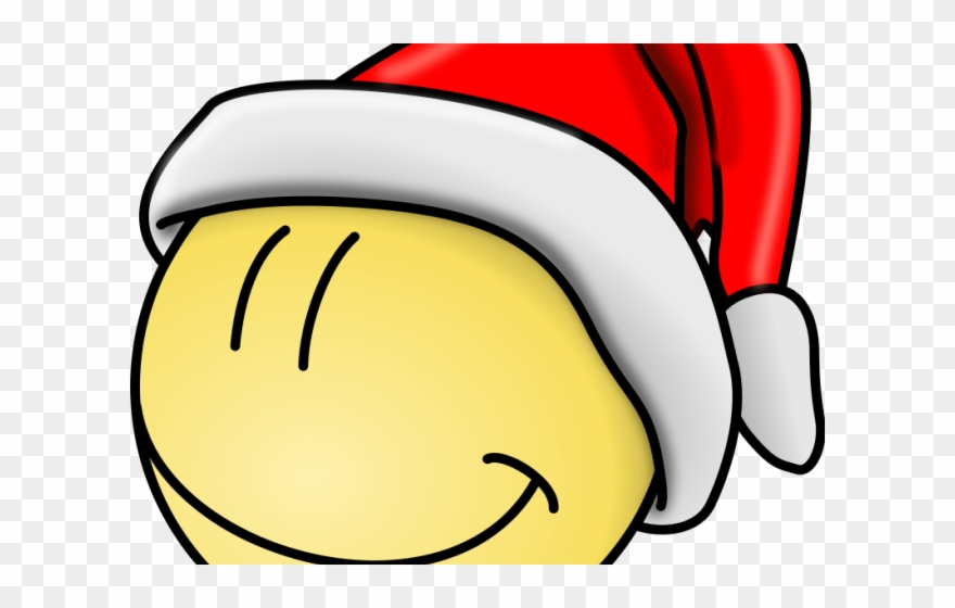 Santa Hat Clipart Line Art - Merry Christmas Smiley Face Santa Claus Mugs - Png Download