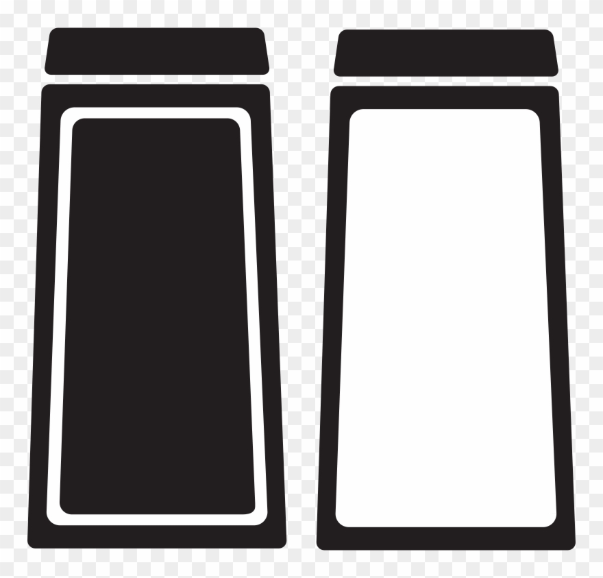 Salt Lake Temple Silhouette Salt And Pepper Shakers - Salt And Pepper Shakers Silhouette Clipart