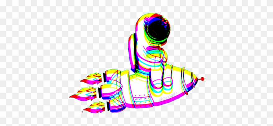 Astronaut Glitch Scastronaut Scglitchy - Astronaut Clipart