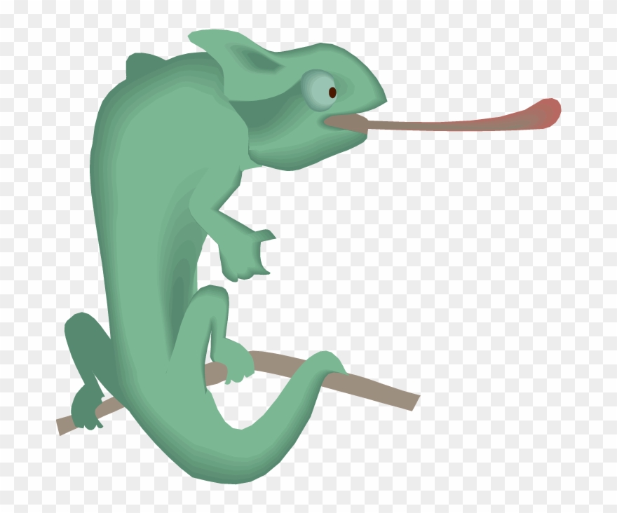 Free Lizard Clipart - Lizard Tongue Clipart - Png Download