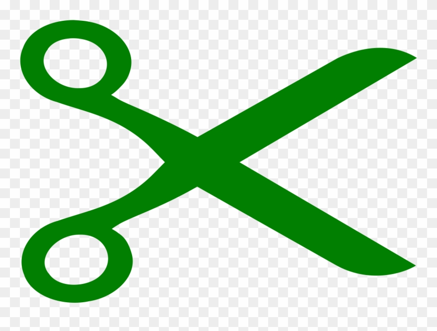 Big Image - Transparent Scissors Cartoon Clipart