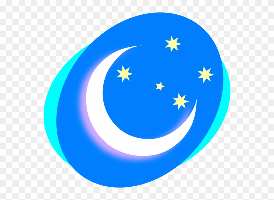 Clip Art Free Library Crescent With Stars Clip Art - Flag Of Australia - Png Download