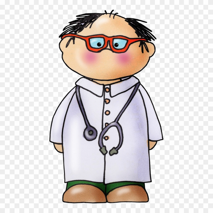 Oficios Y Profesiones De Adultos - Servidores Publicos Animados Doctor Clipart